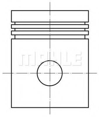 Поршень MAHLE ORIGINAL 012 21 02