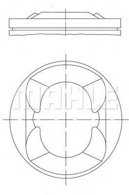 Поршень MAHLE ORIGINAL 081 PI 00110 000