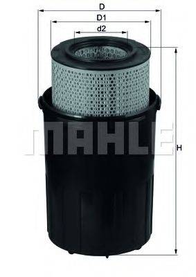 Повітряний фільтр MAHLE ORIGINAL LX 388