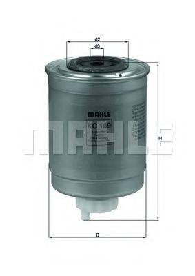 Паливний фільтр MAHLE ORIGINAL KC 109