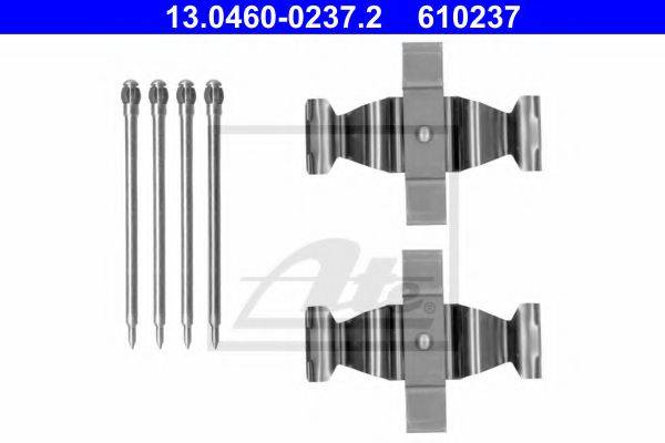 Комплектуючі, колодки дискового гальма ATE 13.0460-0237.2
