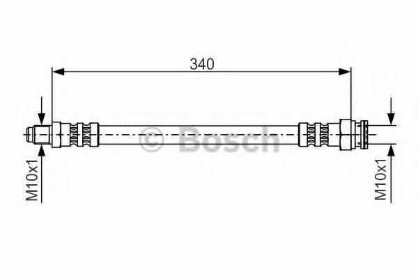 Тормозной шланг BOSCH 1 987 476 393