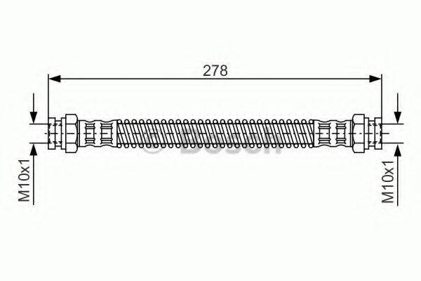 Гальмівний шланг BOSCH 1 987 476 850