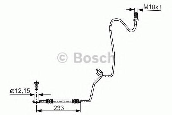 Тормозной шланг BOSCH 1 987 481 339