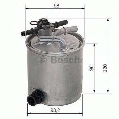 Паливний фільтр BOSCH F 026 402 019