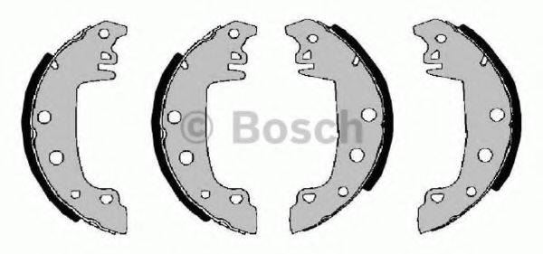 Комплект гальмівних колодок BOSCH F 026 004 546