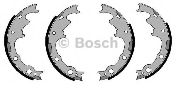 Комплект гальмівних колодок BOSCH 0 986 487 396