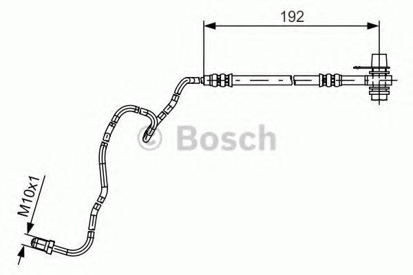 Гальмівний шланг BOSCH 1 987 481 536