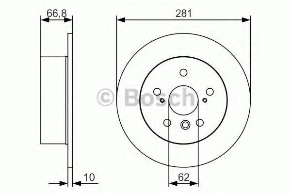 гальмівний диск BOSCH 0 986 479 R06