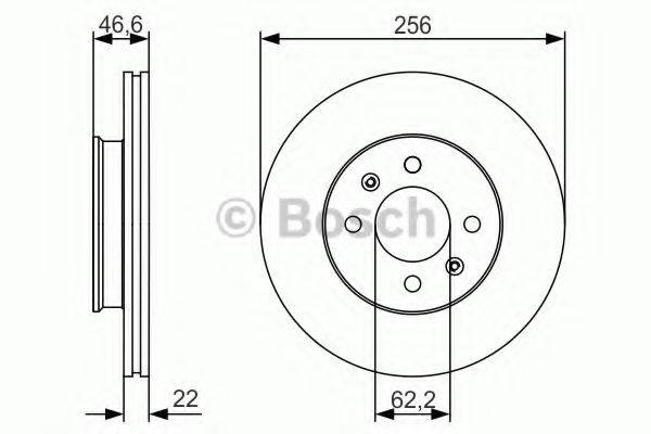 гальмівний диск BOSCH 0 986 479 R77