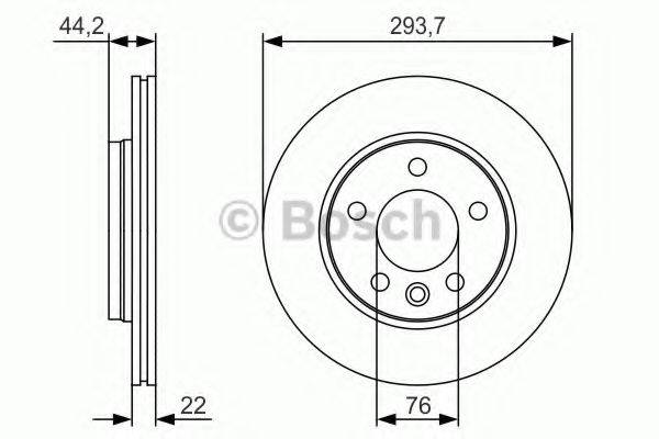 гальмівний диск BOSCH 0 986 479 S06