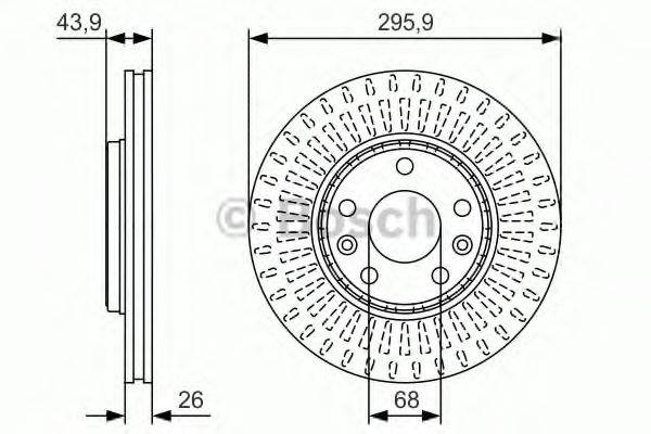 Тормозной диск BOSCH 0 986 479 S93