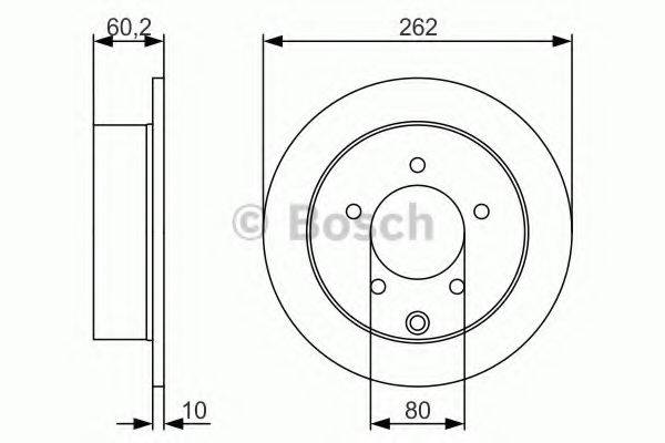 гальмівний диск BOSCH 0 986 479 A41