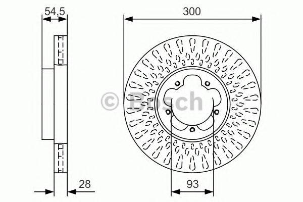 гальмівний диск BOSCH 0 986 479 B11