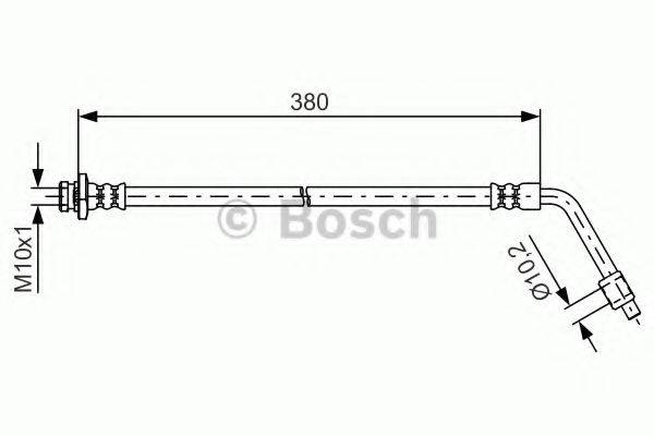 Гальмівний шланг BOSCH 1 987 481 623