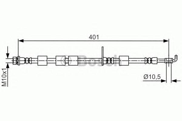 Гальмівний шланг BOSCH 1 987 481 701
