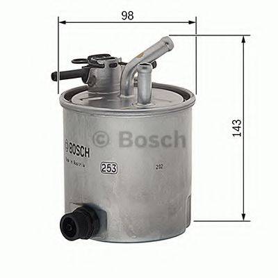 Паливний фільтр BOSCH F 026 402 849