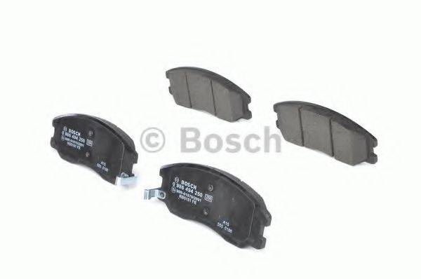 Комплект гальмівних колодок, дискове гальмо BOSCH 0 986 494 250