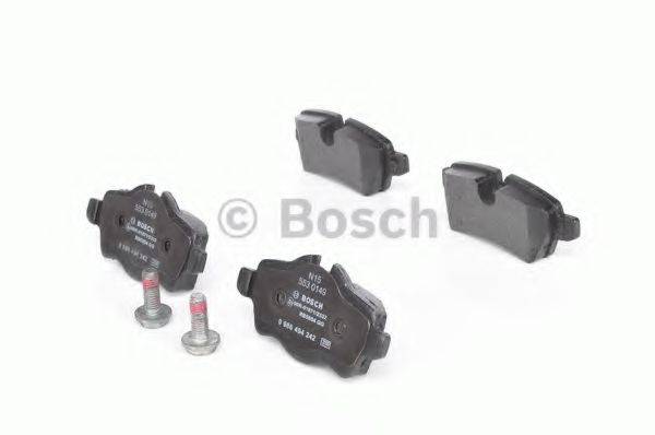 Комплект гальмівних колодок, дискове гальмо BOSCH 0 986 494 242