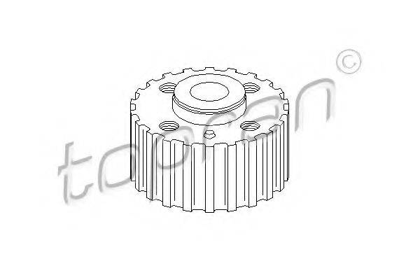 Шестерня, колінчастий вал TOPRAN 108 697