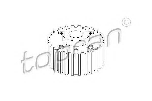 Шестерня, колінчастий вал TOPRAN 108 698