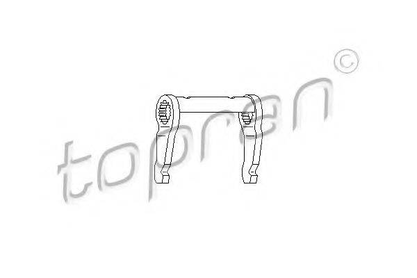 Поворотна вилка, система зчеплення TOPRAN 107 293
