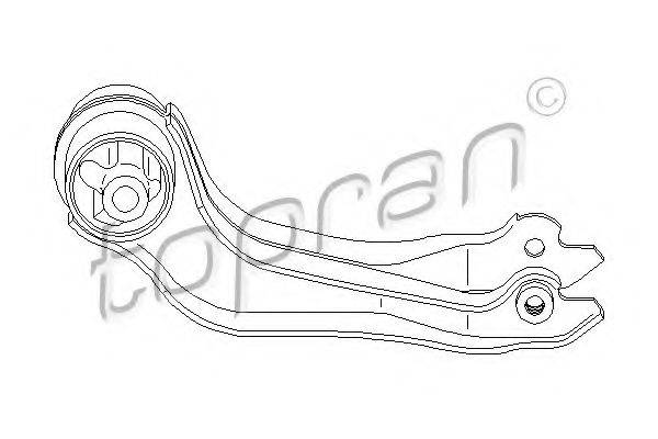 Підвіска, ступінчаста коробка передач TOPRAN 110 141