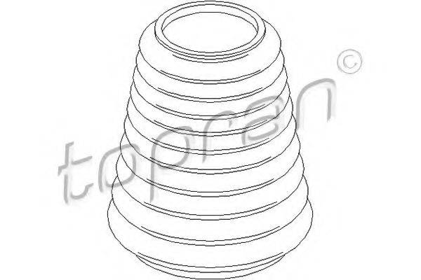 Захисний ковпак / пильник, амортизатор TOPRAN 103 619