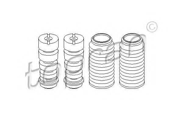 Пилозахисний комплект, амортизатор TOPRAN 915 017
