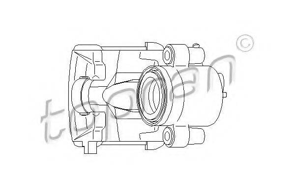 гальмівний супорт TOPRAN 110 283
