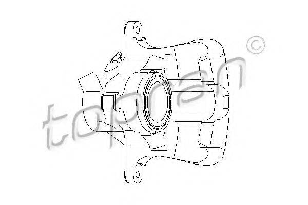 гальмівний супорт TOPRAN 110 286