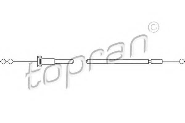 Тросик замку капота TOPRAN 109 860