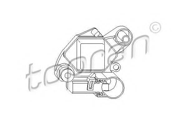 Регулятор генератора TOPRAN 107 825
