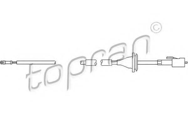 Трос спідометра TOPRAN 103 336
