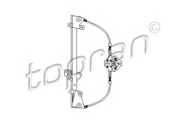 Підйомний пристрій для вікон TOPRAN 200 035