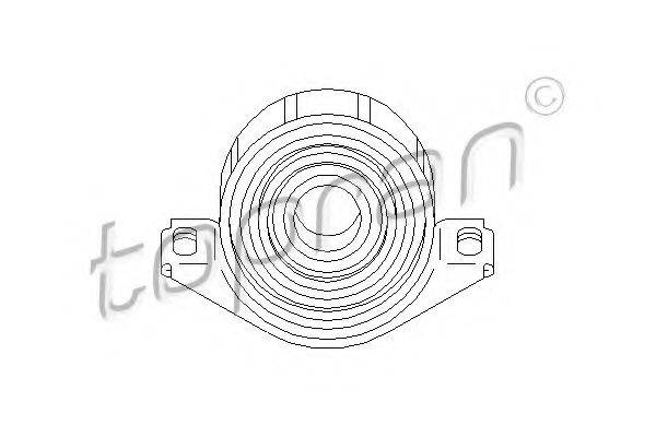 Підвіска, карданний вал TOPRAN 400 083