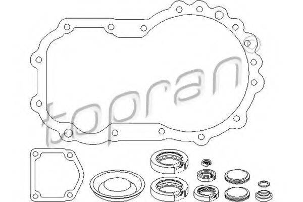 Комплект прокладок, ступінчаста коробка TOPRAN 111 408