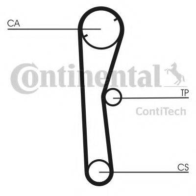 Ремінь ГРМ CONTITECH CT674