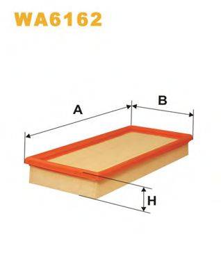Повітряний фільтр WIX FILTERS WA6162