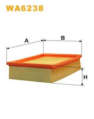 Повітряний фільтр WIX FILTERS WA6238