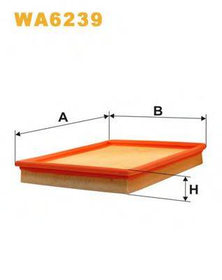 Повітряний фільтр WIX FILTERS WA6239