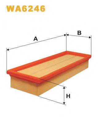 Повітряний фільтр WIX FILTERS WA6246