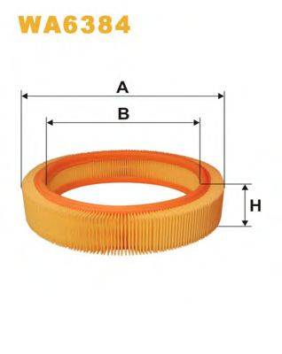 Повітряний фільтр WIX FILTERS WA6384