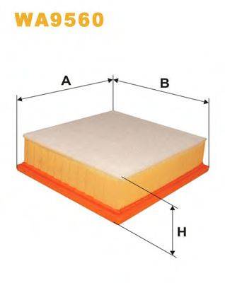 Повітряний фільтр WIX FILTERS WA9560
