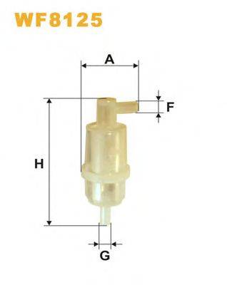 Топливный фильтр WIX FILTERS WF8125