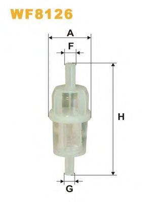 Топливный фильтр WIX FILTERS WF8126