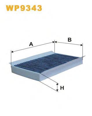Фільтр, повітря у внутрішньому просторі WIX FILTERS WP9343