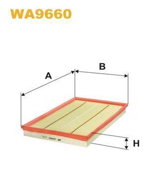 Повітряний фільтр WIX FILTERS WA9660