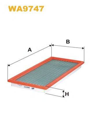 Повітряний фільтр WIX FILTERS WA9747