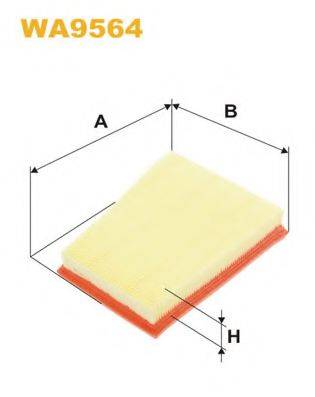 Повітряний фільтр WIX FILTERS WA9564